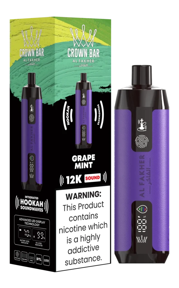 Crown Bar 12K Sound - Grape Mint