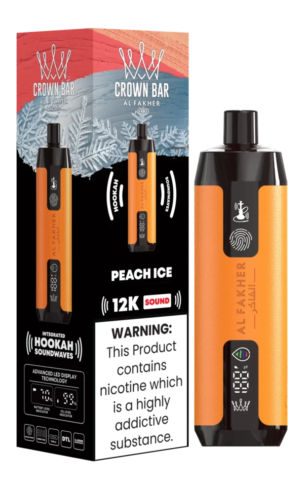 Crown Bar 12K Sound - Peach Ice