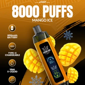 Al Fakher Crown Bar 8000 Dual Mango Ice