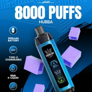 Al Fakher Crown Bar 8000 Dual Hubba