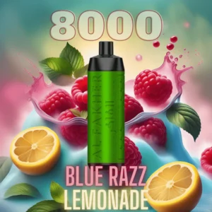 Al Fakher Vape 8000 Blue Razz Lemonade Crown Bar