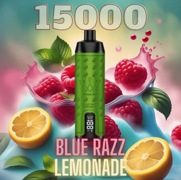Al Fakher Vape 15000 Blue Razz Lemonade Crown Bar