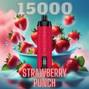 Al Fakher Vape 15000 Strawberry Punch Crown Bar