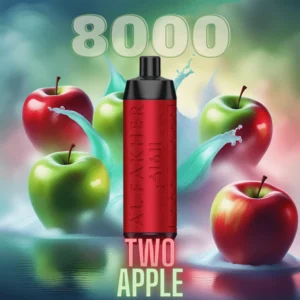 Al Fakher Vape 8000 Two Apple (Doppelapfel) Crown Bar