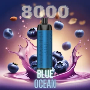 Al Fakher Vape 8000 Blue Ocean Crown Bar